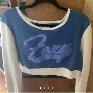 WILDFOX cropped lightweight sweater